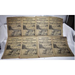 Harper's Pictorial History of the War with Spain (8 parts, issues)